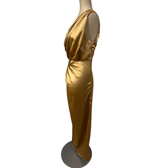 Petal & Pup Satin Maxi Dress - Picture 5 of 9